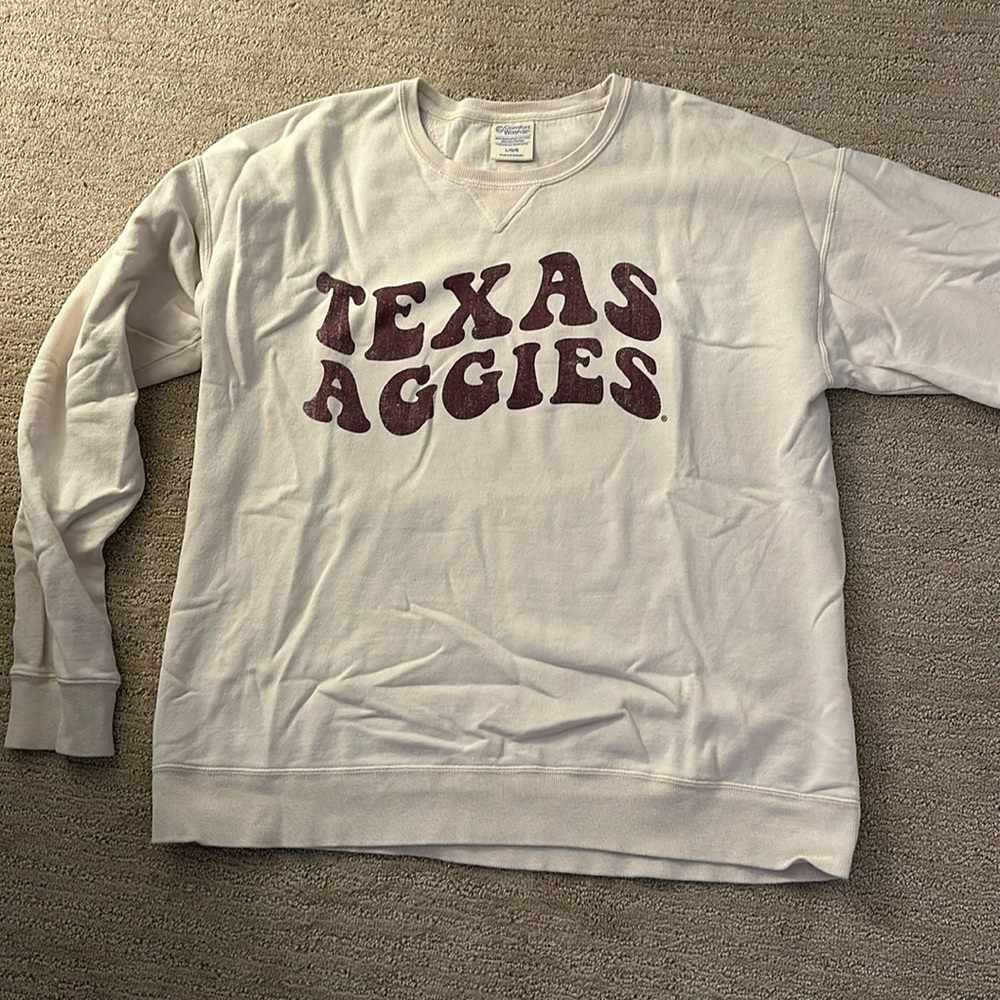 Texas Aggies Cream Sweatshirt